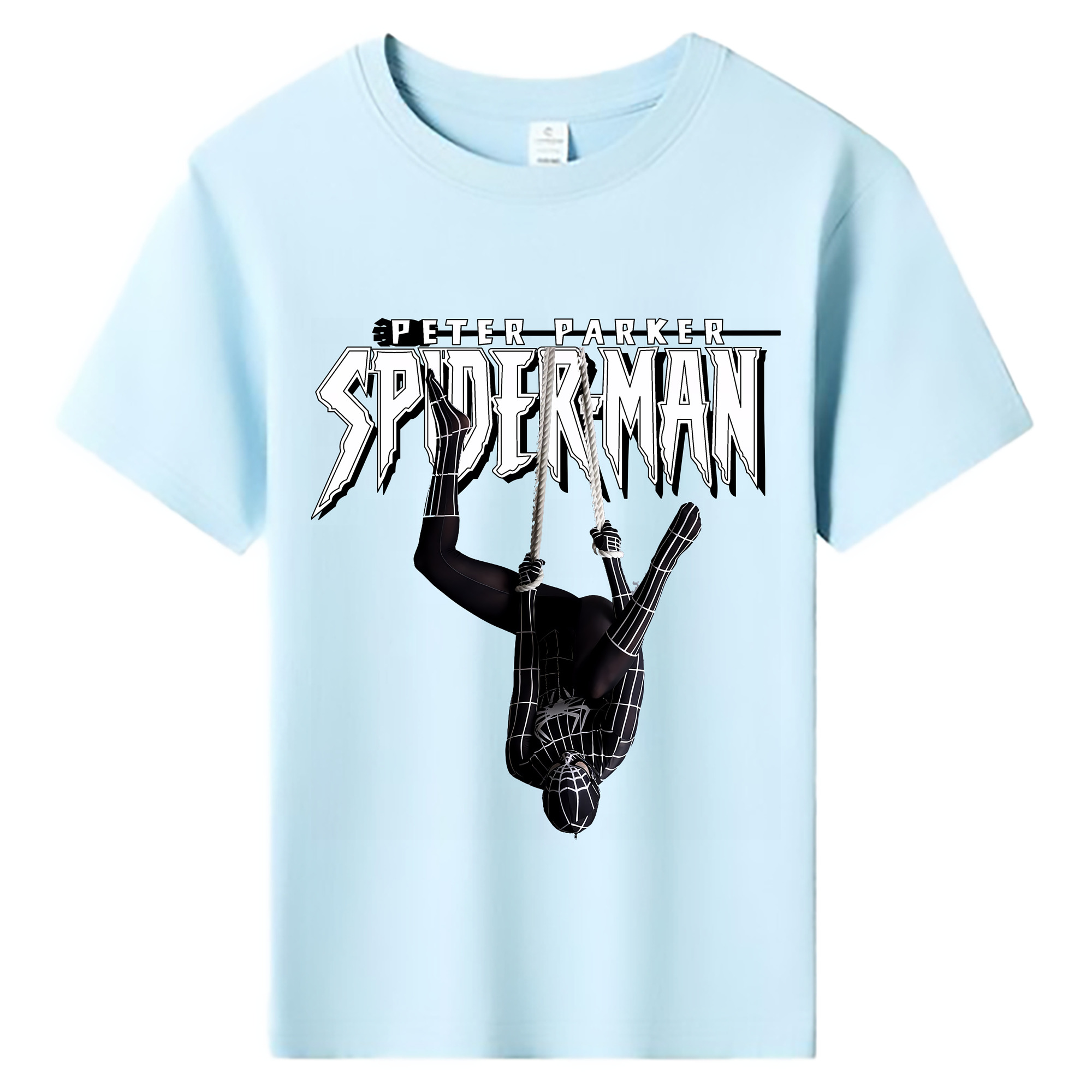（画像用） Spider Man スパイダーマン 綿100％キッズTシャツ（フロントプリント）